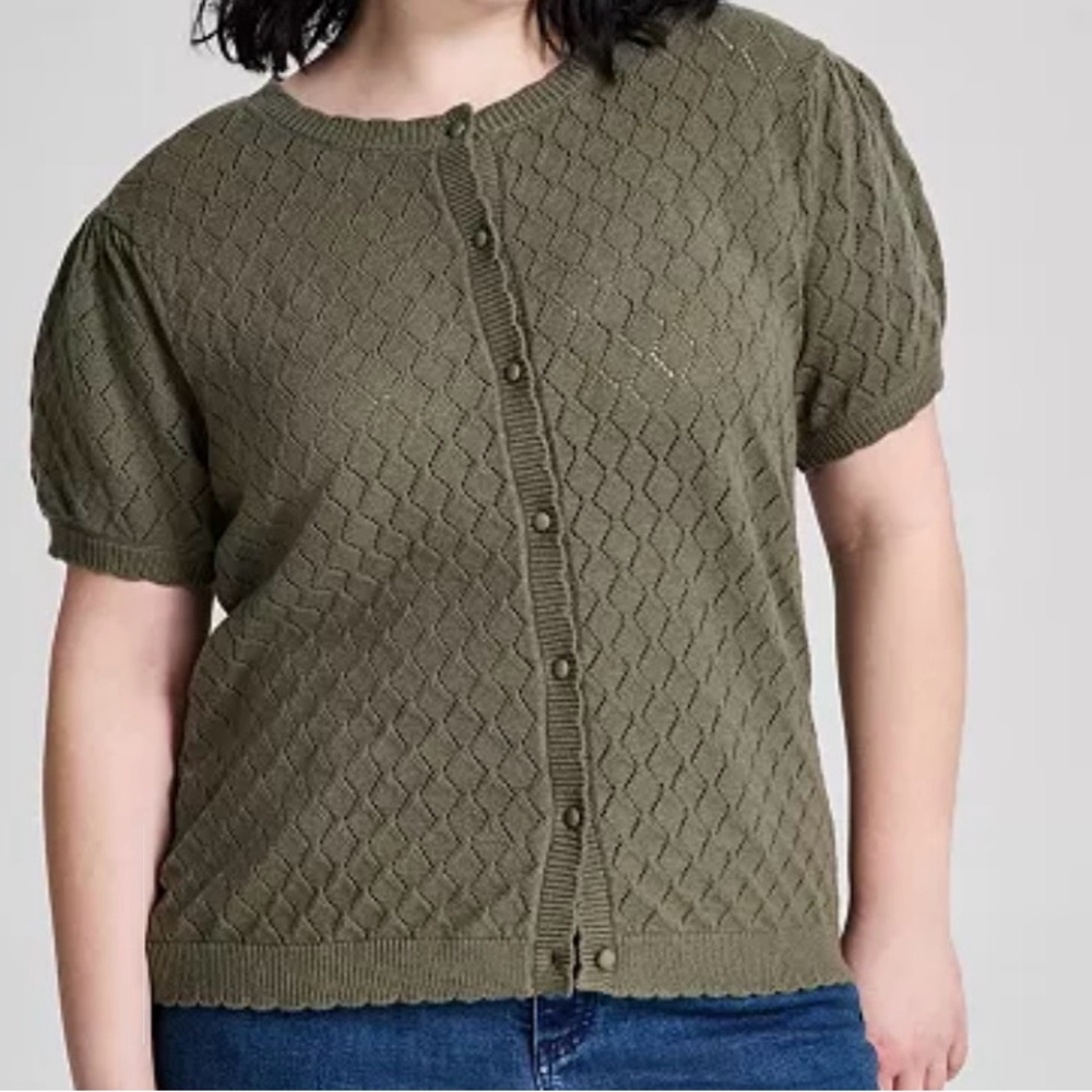 Olive Green Women's Cardigan